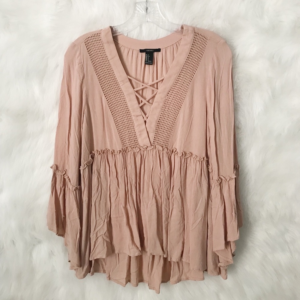 Forever 21 lace-up longsleeve